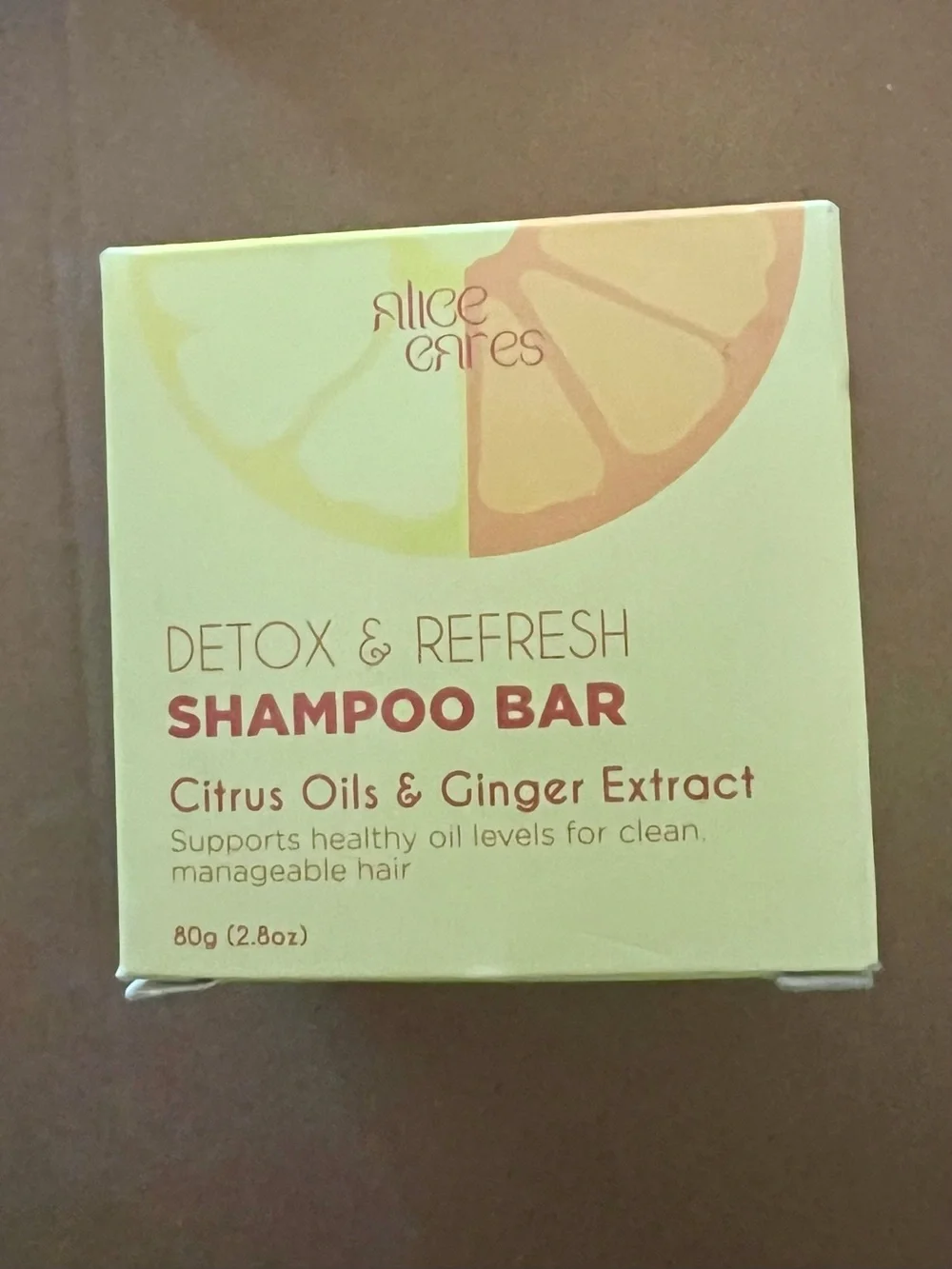 Alice Cares Detox & Refresh Shampoo Bar, NEW IN BOX